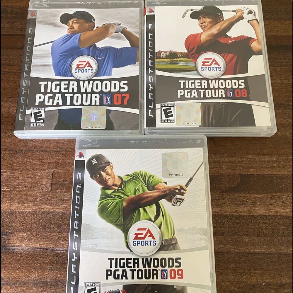 Tiger Woods PGA Tour games for PS3.